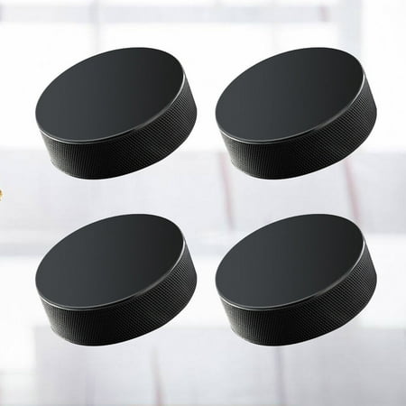 FELTECHELECTR Official Hockey Pucks Black Flat for Ice Hockey Training and Professional Game
