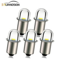 Ruiandsion P13.5S Mini LED Bulb White 18V 100LM 1.08W 360 Degree Light,Replacement for Model Decorations,5-Pack