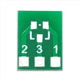 thumbnail image 2 of 80 Piezas SOT23 SOT23-3 Gira SIP3 Doble Cara SMD Gira DIP SIP3 Adaptador Placa Convertidora SOT SIP IC Enchufe PCB Tablero DIY Kit, 2 of 5