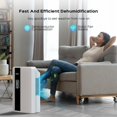 thumbnail image 2 of High Efficient Dehumidification, Portable Desiccant Dehumidifiers For Home, Wardrobes, Toilets, Basements, Beside Tables, 2L Water Tank Capacity, Ultra Quiet Operation, Defrost Mode, Purification Mode, 2 of 5