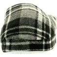 thumbnail image 3 of Empire Mens Sophisticated Mens Open Back Plaid Fleece Slippers, 3 of 4