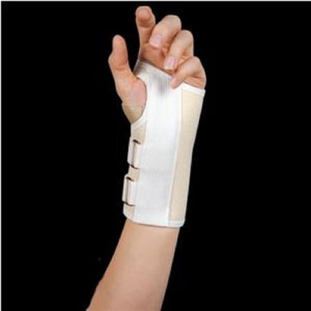 SS4914891 - Leader Deluxe Carpal Tunnel Wrist Support, White, Large/Left