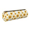 thumbnail image 1 of Disketp Sunflowers Estuche Organizador de Lápices de Cuero, Estuche de Oficina con Cremallera para Bolígrafo y Lápiz, 1 of 6
