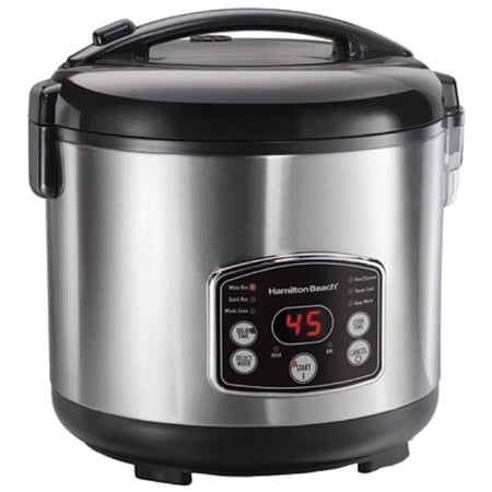 Hamilton Beach 37548 Digital Simplicity Rice Cooker, 14 Cup, Each