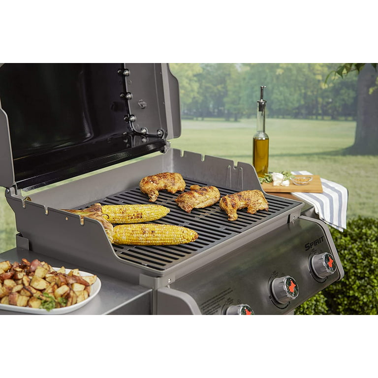 Weber Series Gas Grills Porcelain-Enameled Cast Iron Cooking Grates Spirit 300, 17.5 x 0.5 x inches, Pack 2 - Walmart.com