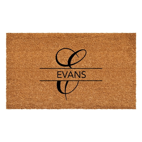 Calloway Mills 111163672 Evans Personalized Doormat 36" x 72"