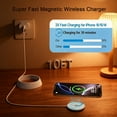 thumbnail image 7 of Magnetic Wireless Charger,15W Fast Apple Charger with 10FT Long Cable Magnetic Charging Pad & USB C Charging PD Block for iPhone 17 Pro Max/17 Pro/17 Air/17/16/15/14/13/12/11/AirPods 3/2/Pro, 7 of 7