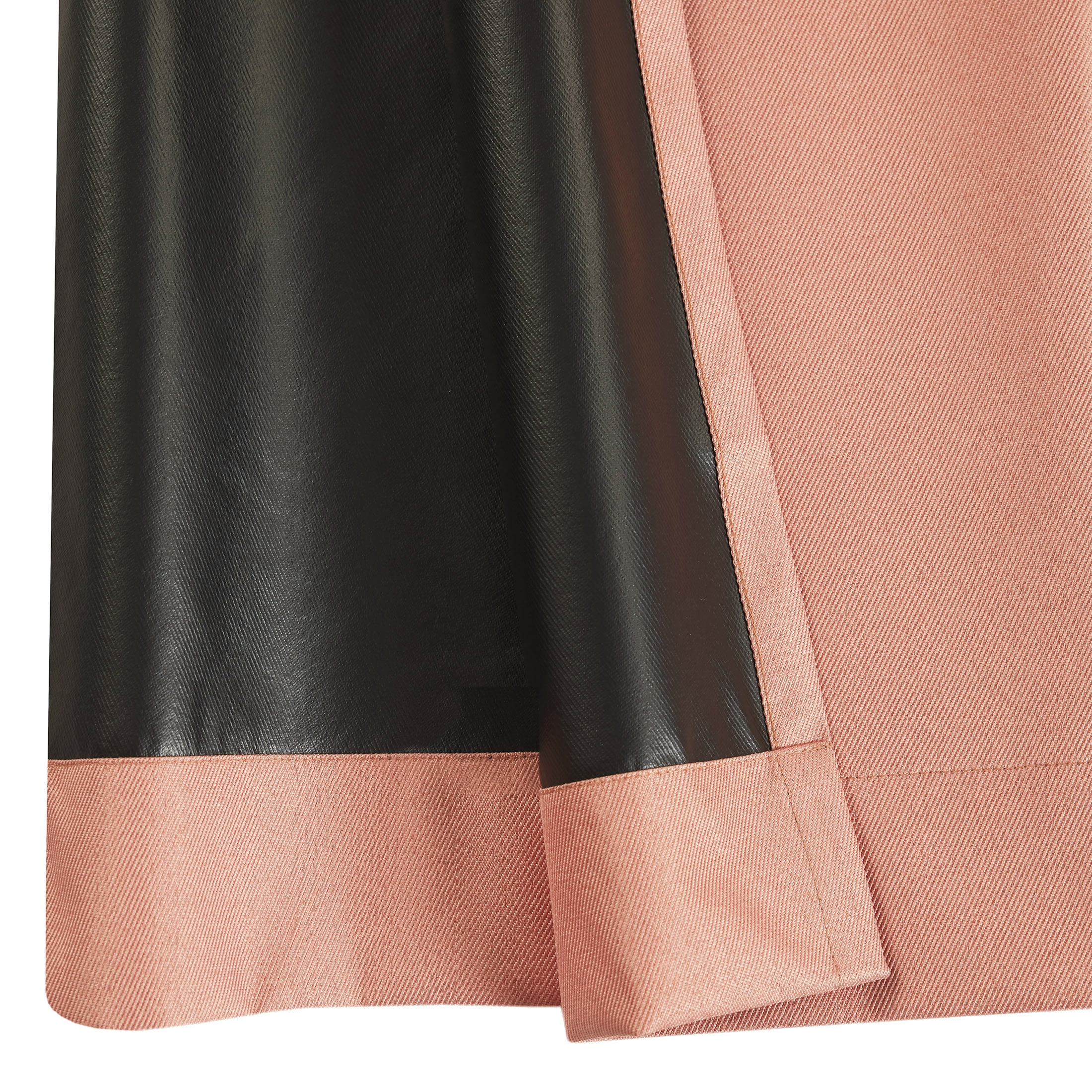 Mainstays Terracotta Solid Blackout Rod Pocket with Back Tabs Curtain Panel Pair, Set of 2, 30" W x 95" L