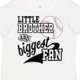 thumbnail image 4 of Inktastic Little Brother and Biggest Fan Baseball Family Fan Boys or Girls Toddler T-Shirt, 4 of 5