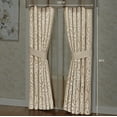 thumbnail image 2 of Davenport Wide Tailored Curtain Pair Sand Curtain Pair 100 x 84 Inches, 2 of 4