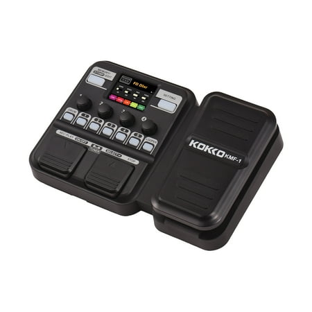 KOKKO Guitar Multi Effects Pedal with 59 Presets Looper 40 Different Rhythms and 6 Drum Machines for Home Practice Live Streaming Computer Earphones Speakers Mobile Phones Multi Effects Guitar Pedal