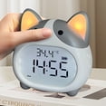thumbnail image 5 of Alarm Clock with Night Light - Cute Dog Clock Rechargeable Battery Digital Clock for Bedroom (Grey), 5 of 7