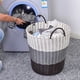 thumbnail image 5 of Cesta de plástico tejida para la ropa: almacenamiento estilo ratán para juguetes, ropa sucia y artículos del hogar, 5 of 5