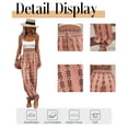 thumbnail image 5 of Cuteduck Women's Pants Spring Summer Fall NA NA Drawstring Wide Leg Lounge Bohemian Casual Trousers S-XL, 5 of 9