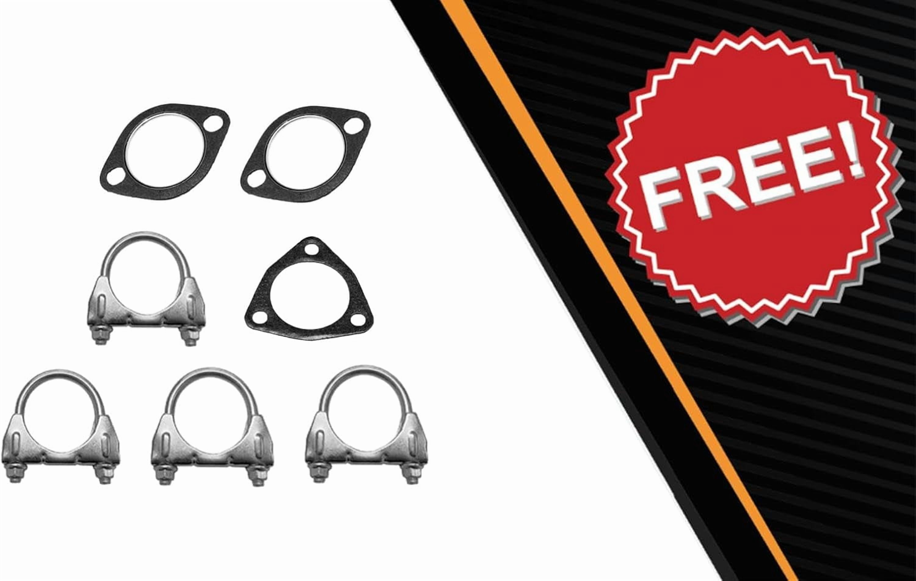 Northeastern Exhaust Front Pipe, Front Y-Pipe, Resonator & Muffler Kit Fits 2016-2018 Jeep Cherokee 3.2L - Direct Fit | Stainless Steel System | Includes Clamps & Gaskets