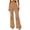 Khaki, variant on Dress Pants Women 2026 High Waisted Wide Leg Flared Trousers Business Casual Office Work Pants Slacks
