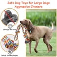 thumbnail image 2 of Juego de cuerdas para perros Aitmexcn Heavy Duty, paquete de 8, para personas grandes y medianas, 2 of 6