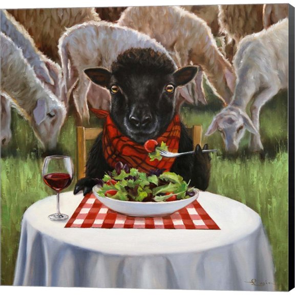Great Art Now A Cut Above by Lucia Heffernan, Canvas Wall Art, 12W x 12H