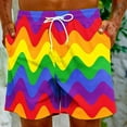 thumbnail image 6 of IROINNID Mens 7 Inch Quick Dry Printed Short Swim Trunks with Mesh Lining Swimwear Bathing, 6 of 9