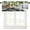 Zen-1, variant on Bamboo Valance Curtain Forest Tree Nature Image Asian Themed Rod Pocket Valance Window Treatments 1 Panel Short Curtains for Kitchen Farmhouse Living Room Bathroom Decor 54 x 18 in