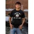 thumbnail image 4 of Trust Me An EMT Emergency Medical Tech Plus Size Crewneck Graphic Tee Shirt Brisco Brands 4X, 4 of 5