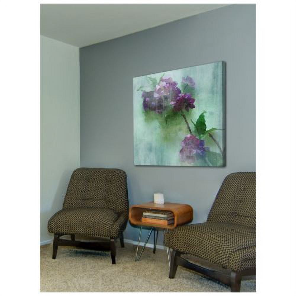 "Purple Sensation 3" Painting Print on Wrapped Canvas