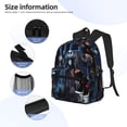 thumbnail image 3 of Goofa The Nightmare Before Christmas Pattern Casual Backpack – School Backpack Lightweight & Ergonomic Design, Water-Resistant, Spacious & Comfortable, Travel, 3 of 6
