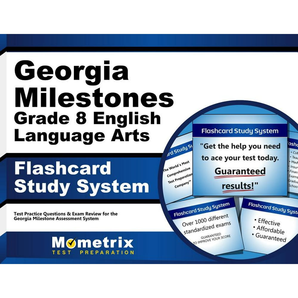 Milestones Grade 8 English Language Arts Flashcard Study System