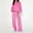 Pink, variant on Frostluinai Velour Sweatsuits for Women Full Zip Oversized Hoodies High Waist Wide Leg Pants Solid Casual Athletic Tracksuits with Pocket
