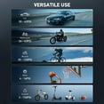 thumbnail image 2 of VTIN Portable Cordless Tire Inflator 150PSI - 2X Fast Air Compressor, Digital Pressure Gauge, 3 Nozzles for Car/Bike/Motorcycle/Ball & Emergencies, 2 of 18
