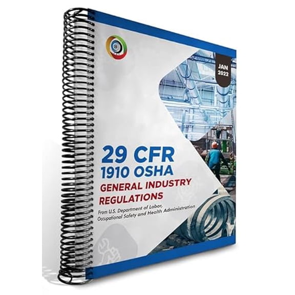 Pre-Owned OSHA 1910 General Industry January 2022 Book, 9781952160042, 1952160049, Paperback,