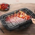 thumbnail image 4 of BELLADOR? Combo [ 1 Electric Barbeque Tandoori Grill & 10 BBQ Stick & 1 Gloves & 2 Oil Brush & 1 Soap Pump ] Indoor/Outdoor Portable Bbq Grill Electric Set for Home, 4 of 8