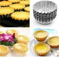 thumbnail image 5 of NIAIZEK 50-Pack Mini Tart Pans Nonstick Metal Bakeware Reusable Tart Molds for Baking Heat Conductive, 5 of 5
