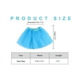thumbnail image 7 of Girls Ballet Tutu Skirt Soft Tulle Dance Costume Elastic Waist Lightweight Fluffy Layered Skirt for Performance Party Dress Up, 7 of 7