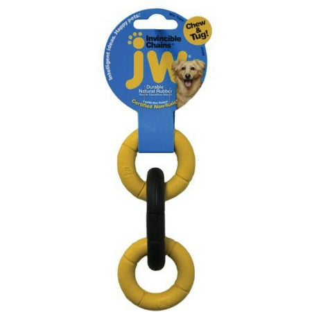 UPC: 0618940431299 | JW Pet Company Mini Invincible Chains Dog Toy  Colors Vary