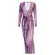 thumbnail image 5 of Vestido largo de manga larga para mujer Mind Of My Own, vestido largo con tirantes visualmente fino, bolso de moda, vestido con estampado de rayas a la cadera Pompotops  hdfakjf8437, 5 of 8