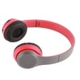 thumbnail image 4 of Auriculares Bluetooth plegables, graves potentes, ergonómicos, inalámbricos, deportivos, para estudiantes, adultos, hogar, oficina, escuela, color rojo, 4 of 11