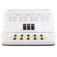 thumbnail image 3 of Rossetti 34 Button Accordion 12 Bass 3 Switches GCF, White, 3 of 4