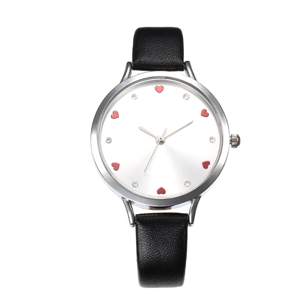 simple leather band watch