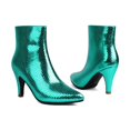 thumbnail image 5 of Women's Ankle Boots Fashion Pointed Toe Stiletto Heel Snakeskin Print Side Zipper Short Footwear for Fall Winter, 5 of 6