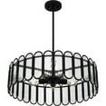 thumbnail image 4 of Quoizel Vera 5-Light Matte Black Pendant Light, 4 of 8