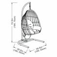 thumbnail image 2 of Chaise ovoïde à suspendre avec support Mainstays, 2 of 3