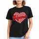 thumbnail image 4 of Tops de Cuello Redondo para Mujeres Casual de Moda Impresa Camiseta de Manga Corta, 95% Poliéster 5% Elastano para Uso Diario Y de Fiesta, 4 of 6