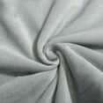 thumbnail image 2 of Flxxie Ultra Fluffy Soft Velvet Decorative Solid Color Throw Pillow Simple Square Covers Cushion Case 2 Pieces, 16" x 16", Light Gray, 2 of 5