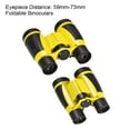 thumbnail image 3 of Uxcell Binoculars with Neck Strap 5X30 Compact Foldable Shockproof Binoculars Yellow, 3 of 4