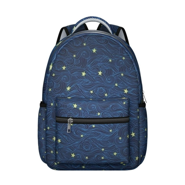 Nebula Cosmic Galaxy Students Backpack Sci-fi Lovers Outer Space Design, Durable and Adjustable Strap School Bag for Students