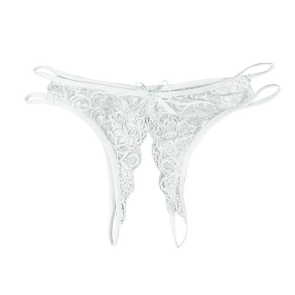 Women's Thong Panties Lace Underwear Soft & Comfortable Elegant Design for Everyday Wear in Black, White, Pink, Red, Purple, Blue, Gray‌