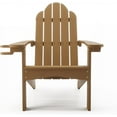 thumbnail image 4 of Dycanpo Adirondack Chairs Set of 6 with Cup Holder, 300lbs Weather Resistant, Brown, 4 of 9