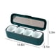 thumbnail image 2 of Caja de especias de 4 rejillas, organizador de especias para la cocina, juego de contenedores de especias, conjunto de pimenteros, conjunto de contenedores de especias, caja de uso doméstico - Verde, 2 of 6