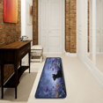 thumbnail image 6 of Long Floor Mat Hallway Carpet 72x24 Inch Area Carpet Non-slip Entrance Carpet Washable Door Mat Kitchen Bedroom Living Room Watercolor Black Cat, 6 of 7